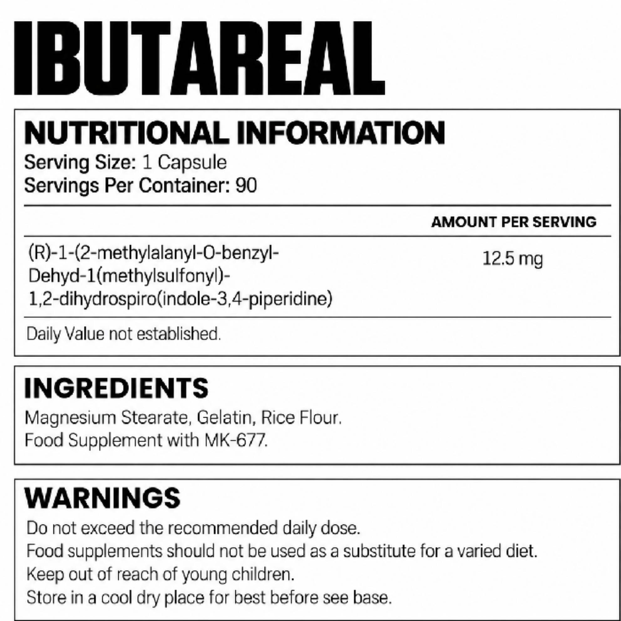 Ibutareal 90 Capsules Ibutareal 90 Capsules