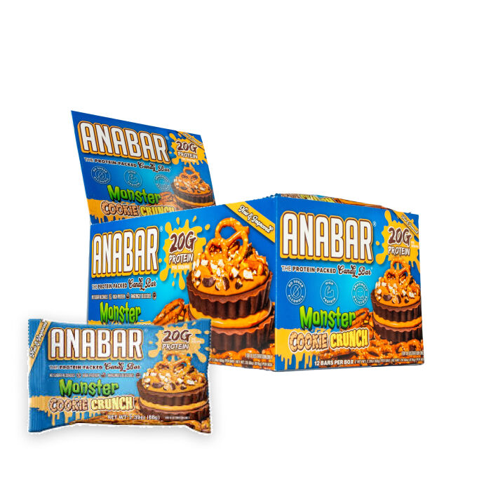 Anabar 12 X 65g Monster Cookie Crunch Anabar 12 X 65g Monster Cookie Crunch