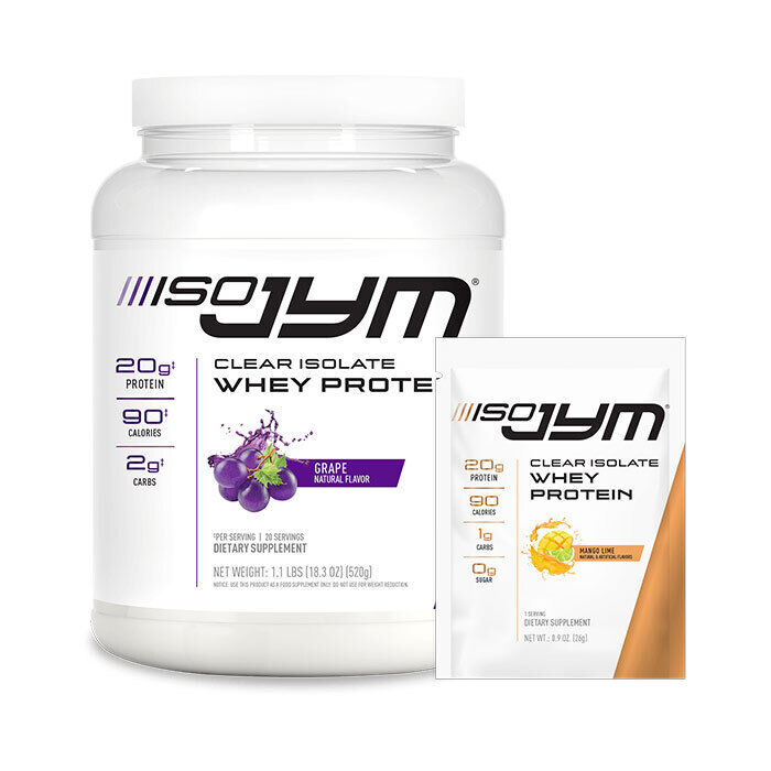 ISO Jym Clear Isolate Whey Protein 520g Green Apple