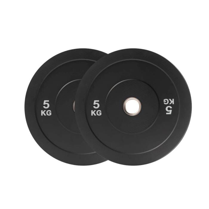 Rubber Bumper Plates Pair 5kg Rubber Bumper Plates Pair 5kg