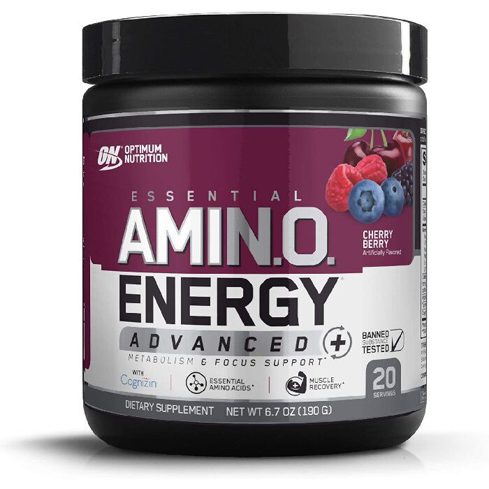 Amino Energy Advanced 20 Servings Cherry Berry