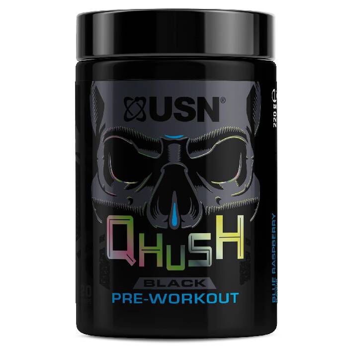 Qhush Preworkout 20 Servings Blue Raspberry Qhush Preworkout 20 Servings Blue Raspberry