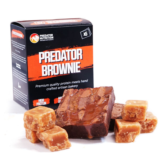 Predator Brownie Salted Caramel 5 X Brownies