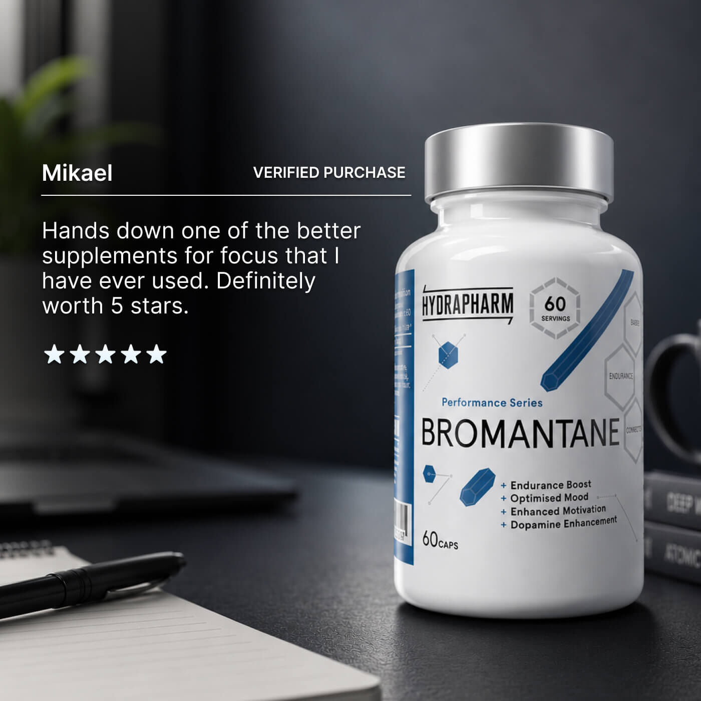 Bromantane 60 Capsules