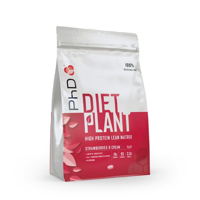 Diet Plant Protein 1kg Strawberry & Cream