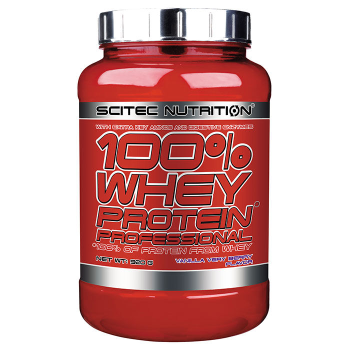 100% Whey Protein Professional 920g Vanilla Very Berry 100% Whey Protein Professional 920g Vanilla Very Berry