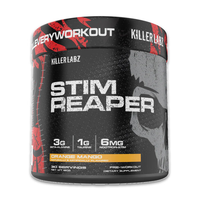 Stim Reaper Pre-Workout 30 Servings Orange Mango Stim Reaper Pre-Workout 30 Servings Orange Mango