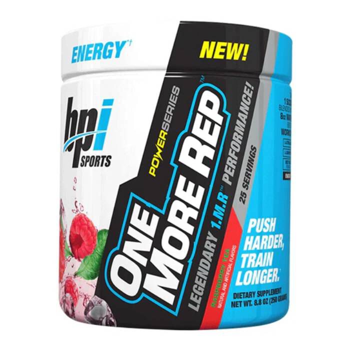 One More Rep 25 Servings Raspberry Tea - Int'l One More Rep 25 Servings Raspberry Tea - Int'l