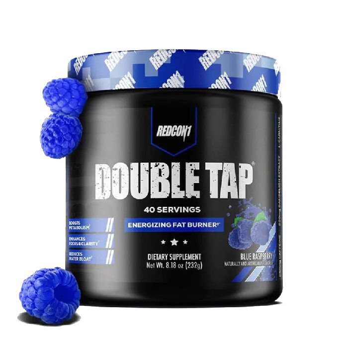 Double Tap Powder 40 Servings Blue Raspberry