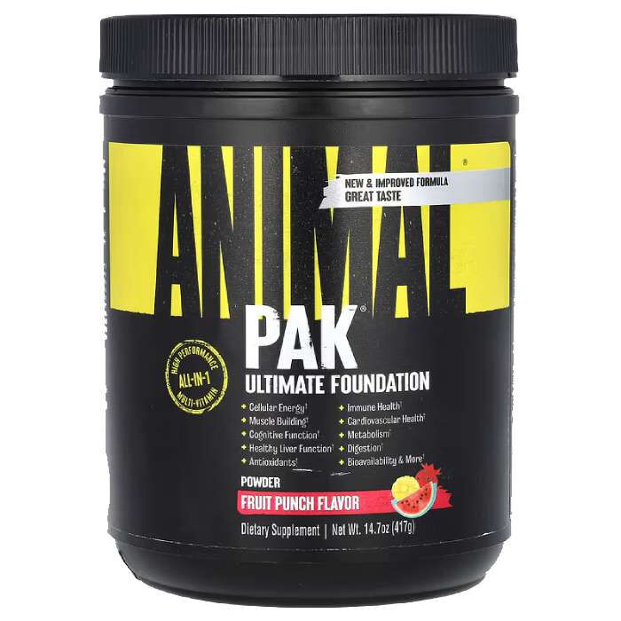 Animal Pak Powder 30 Servings Fruit Punch Animal Pak Powder 30 Servings Fruit Punch