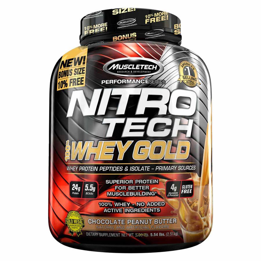 Nitro-Tech 100% Whey Gold 2.27kg Cookies and Cream