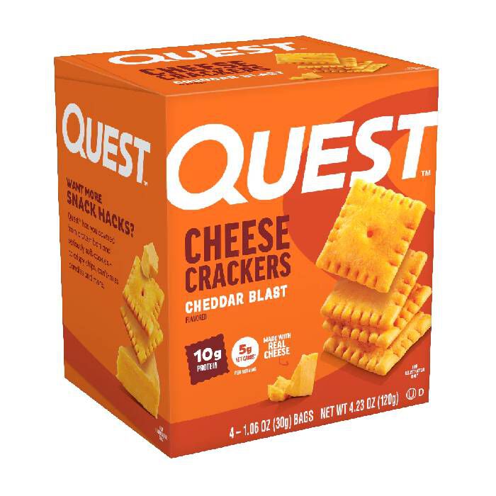 Quest Cheese Crackers 4 Pack Spicy Cheddar