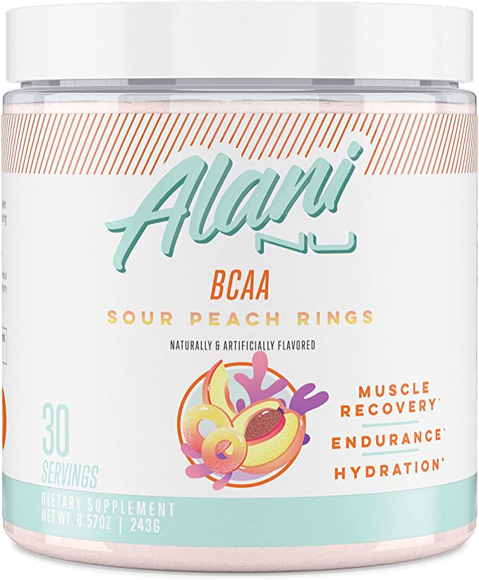 Dated Alani Nu BCAA Amino Acid Powder 30 Servings Hawaiian Shaved Ice