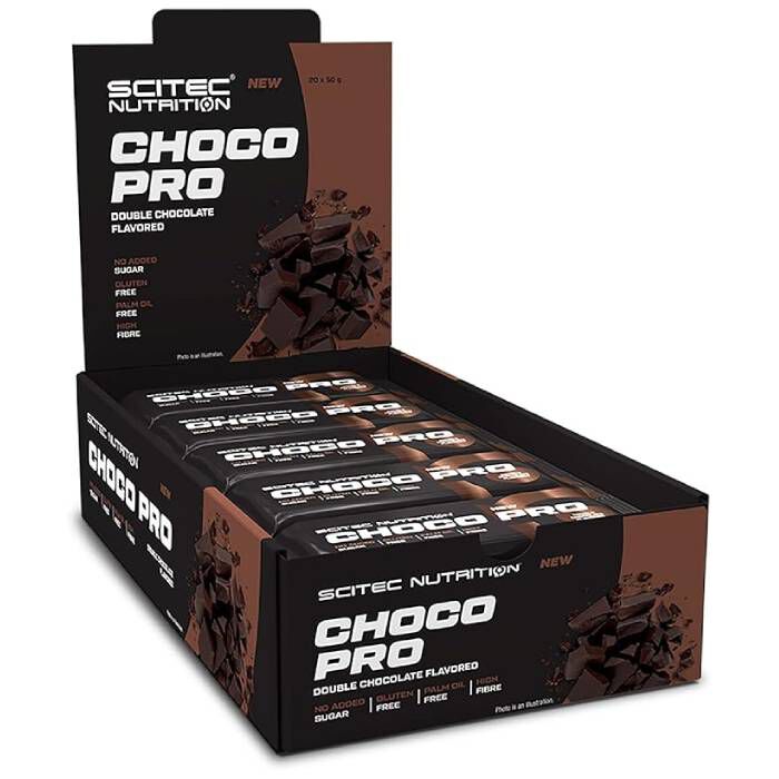 Choco Pro Bar 50g Double Chocolate Choco Pro Bar 50g Double Chocolate