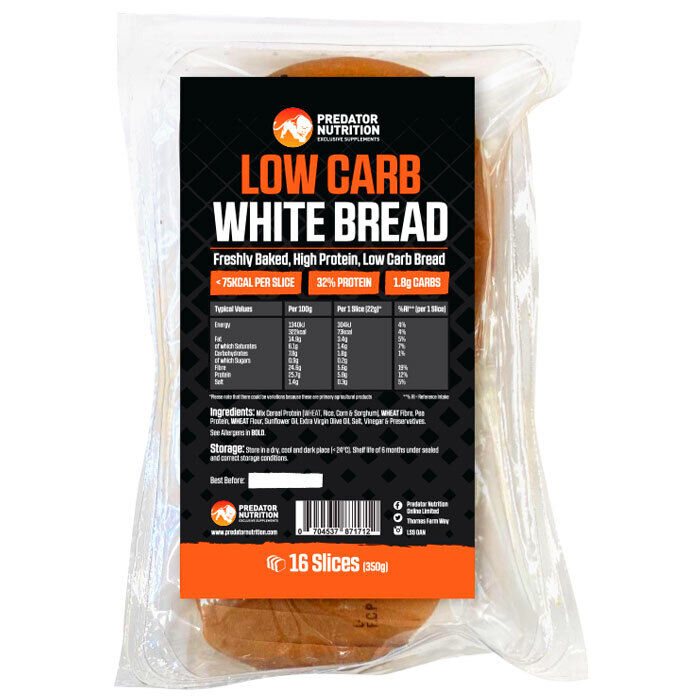 Low Carb High Protein White Bread