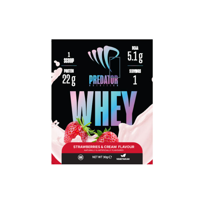 Predator Whey Trial Serving Strawberry & Cream
