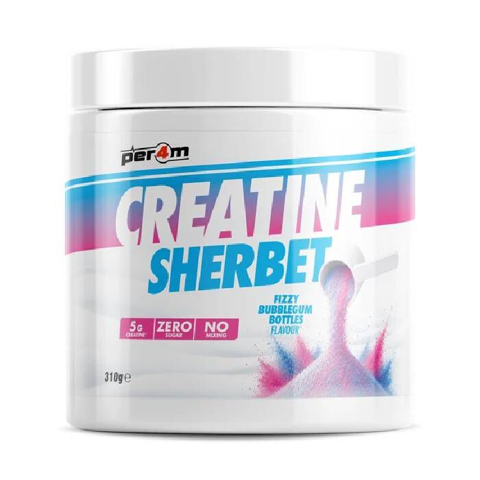 Creatine Sherbet 30 Servings Fizzy Bubblegum Bottles Creatine Sherbet 30 Servings Fizzy Bubblegum Bottles