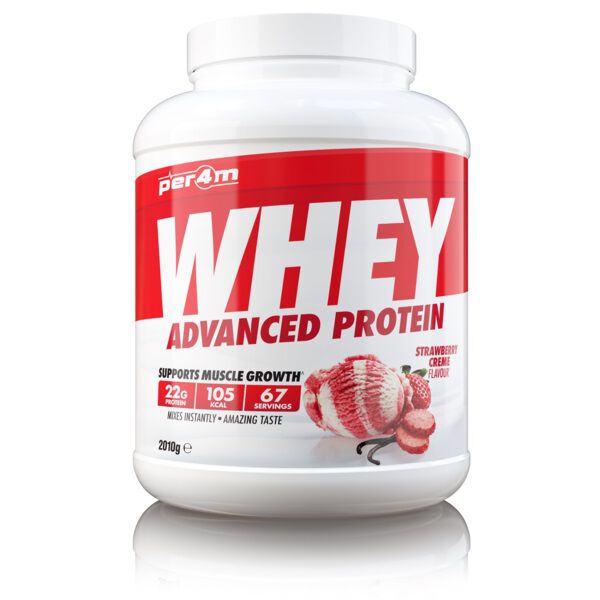 Per4m Whey Protein 2.01kg Strawberry Creme Per4m Whey Protein 2.01kg Strawberry Creme