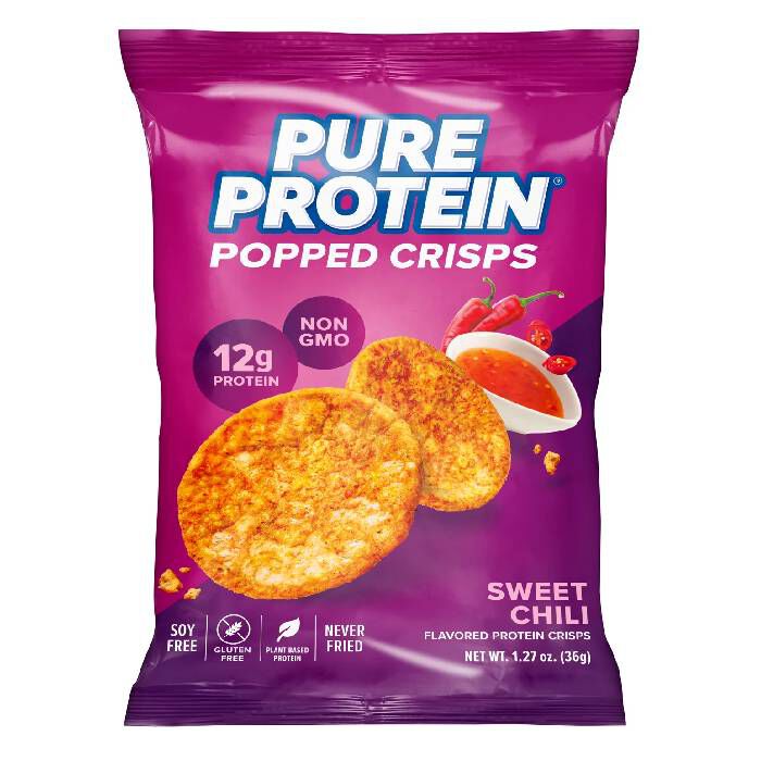 Popped Crisps 12 Packs Sweet Chili Popped Crisps 12 Packs Sweet Chili