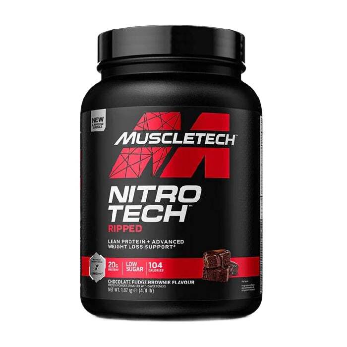 Nitro-Tech Ripped 1.8kg Chocolate Fudge Brownie Nitro-Tech Ripped 1.8kg Chocolate Fudge Brownie