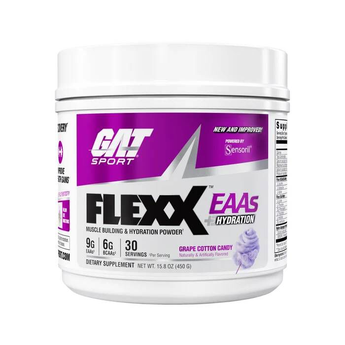 Flexx EAAS + Hydration 30 Servings Grape Cotton Candy GAT Flexx EAAS + Hydration Grape Cotton Candy
