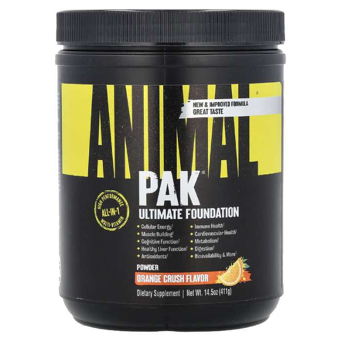 Animal Pak Powder 30 Servings Orange Crushed Animal Pak Powder 30 Servings Orange Crushed