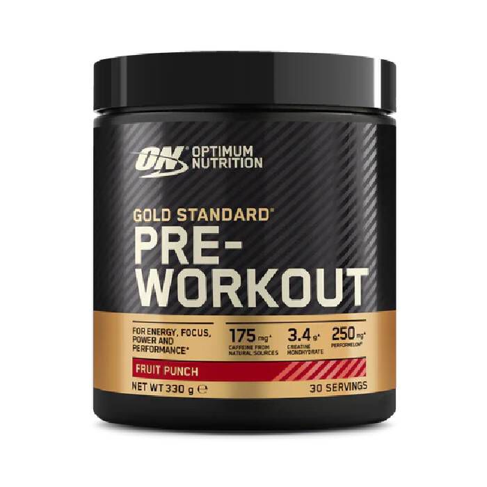 Gold Standard Pre-Workout 30 Servings - Fruit Punch