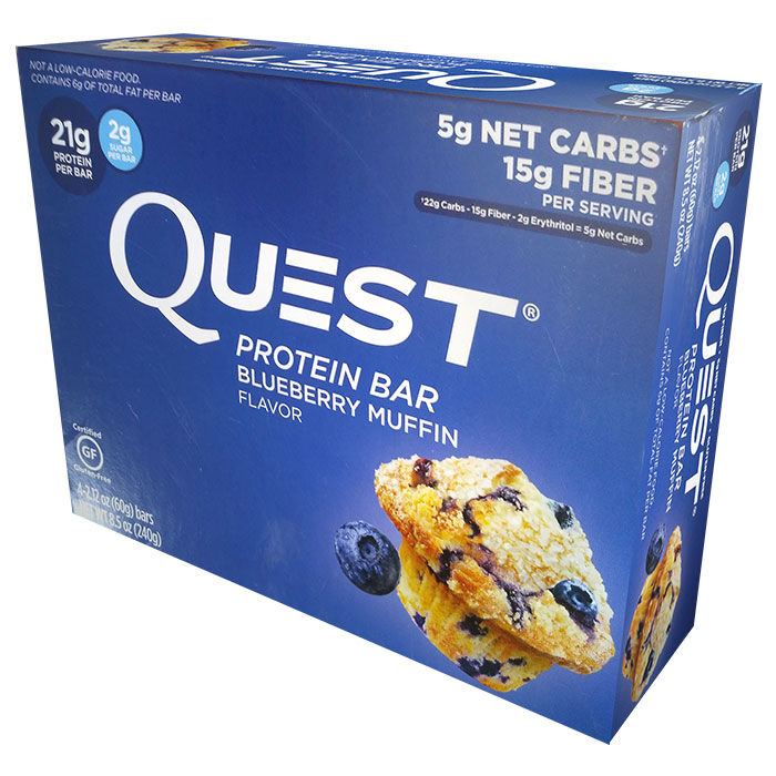 Quest Bars 12 Bars Blueberry Muffin