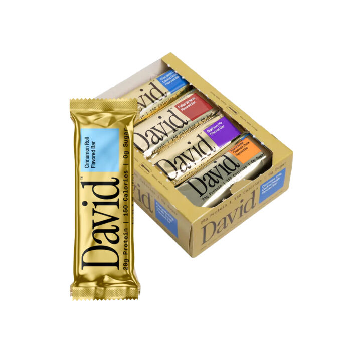 David Protein Bar 8 Bars Variety Box