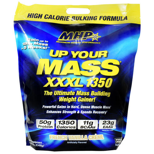 Up Your Mass XXXL 1350 Weight Gainer 12lbs French Vanilla Creme