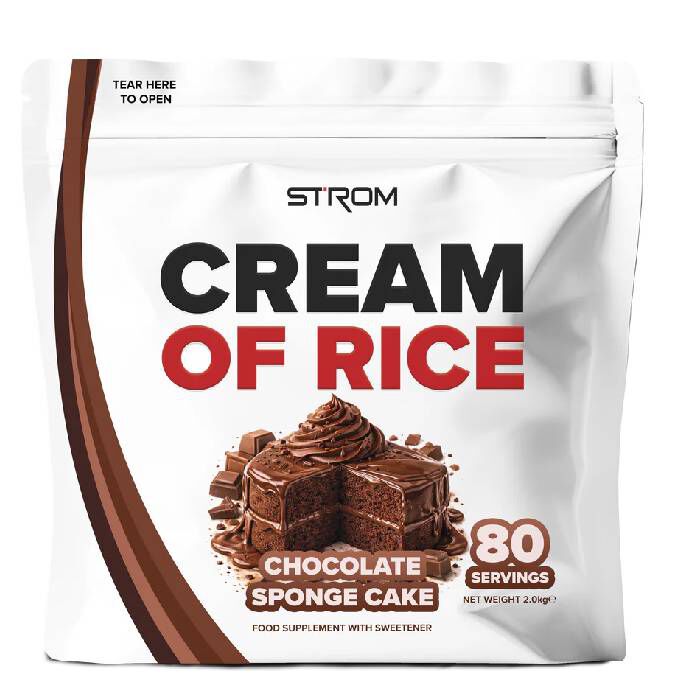 Strom Cream of Rice 2KG Chocolate Sponge Cake Strom Cream of Rice 2KG Chocolate Sponge Cake