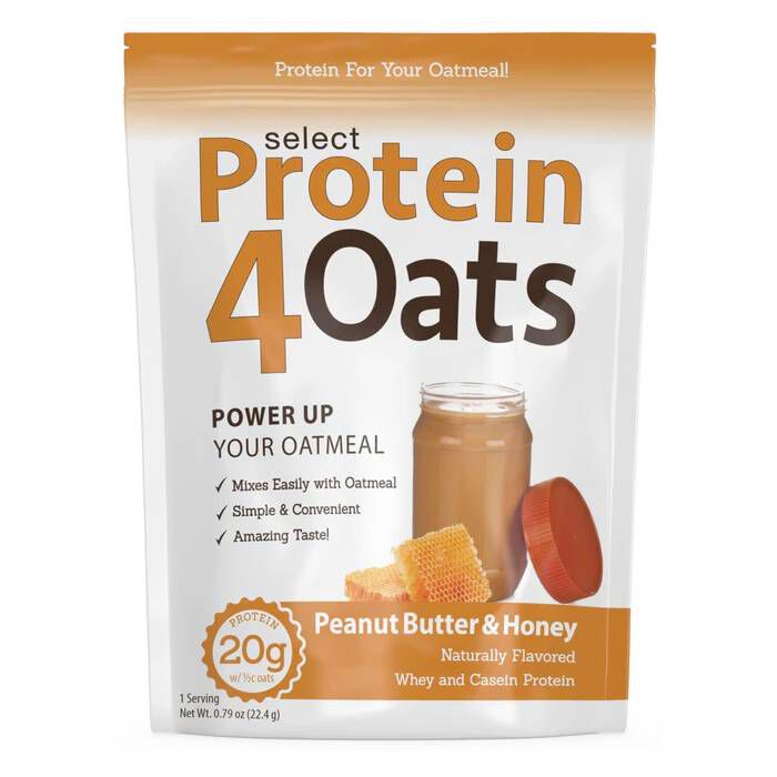 Protein4Oats 12 Servings Peanut Butter and Honey