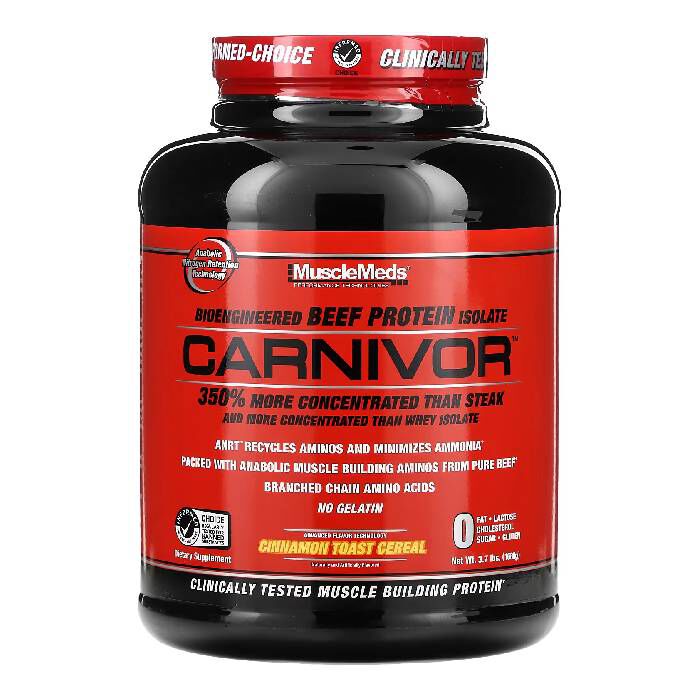 Carnivor Beef Protein Isolate 56 Servings Cinnamon Toast Cereal Carnivor Beef Protein Isolate 56 Servings Cinnamon Toast Cereal
