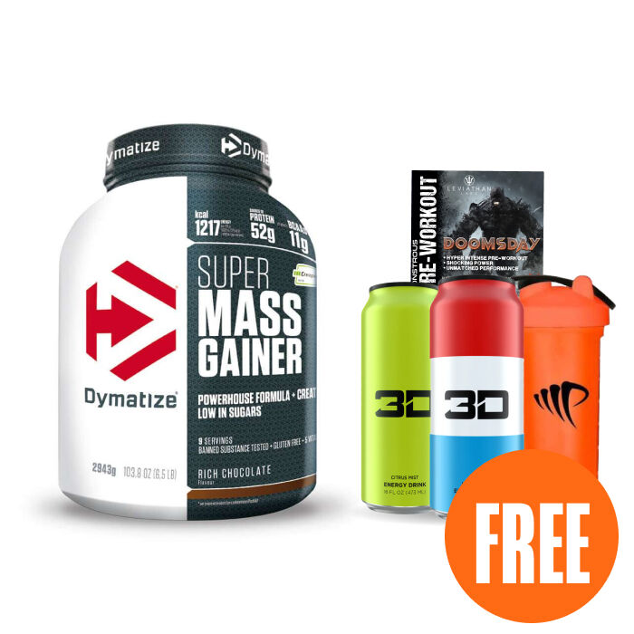 Super Mass Gainer 2.94kg Strawberry