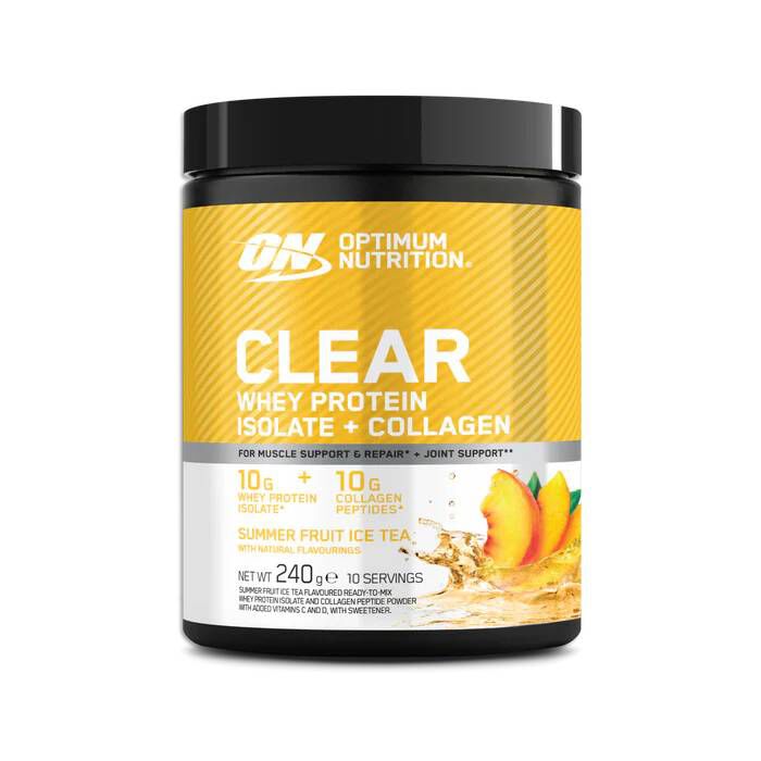 Clear Whey Protein Isolate Collagen 240g Summer Fruit Ice Tea