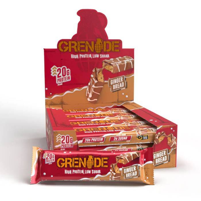 Grenade Protein Bars 12 Bars Gingerbread Grenade Protein Bars 12 Bars Gingerbread
