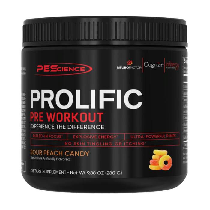 Prolific 20 Servings Sour Peach Candy Prolific 20 Servings Sour Peach Candy