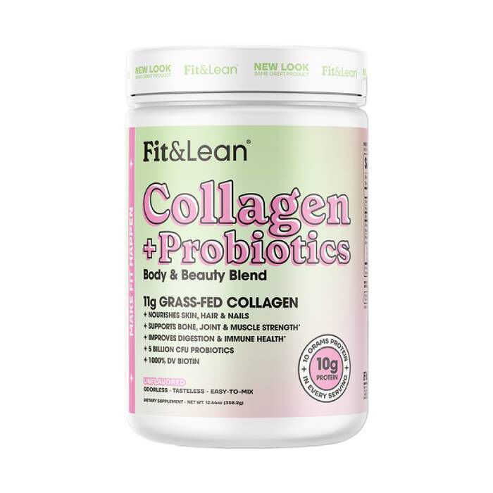 Fit & Lean Collagen + Probiotics 30 Servings Unflavoured