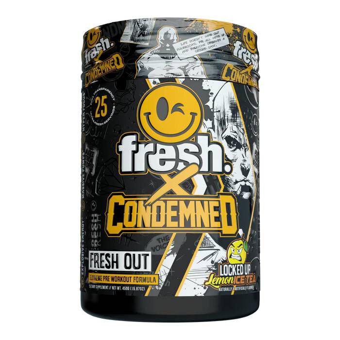 Fresh Out Pre 25 Servings Locked Up Lemon Ice Tea