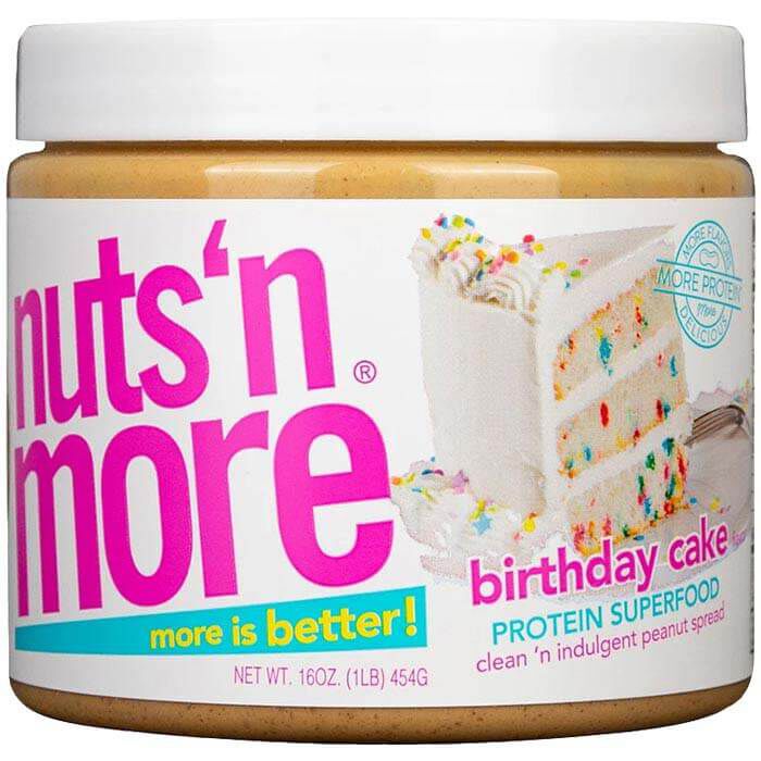 Nuts n More Peanut Butter 454g Birthday Cake