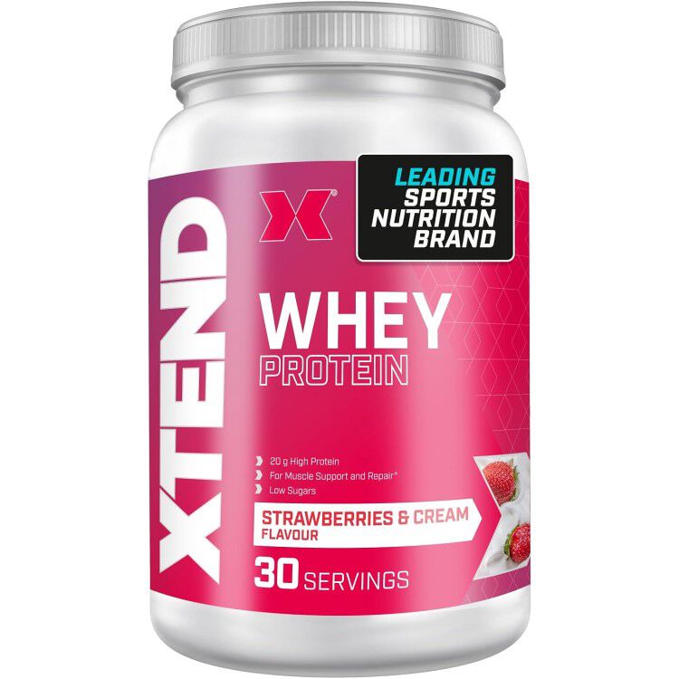 XTEND Whey 30 Servings Strawberries & Cream XTEND Whey 30 Servings Strawberries & Cream