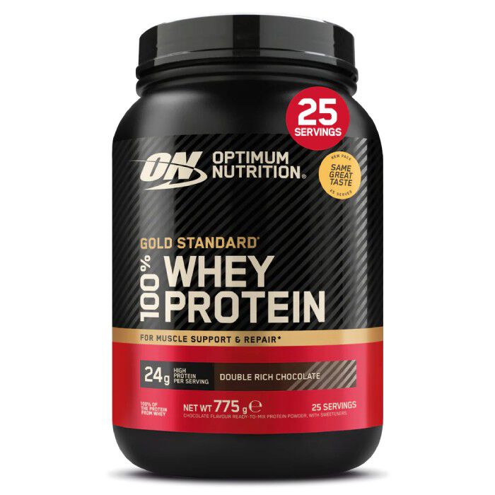 Gold Standard 100% Whey Optimum Nutrition Gold Standard 100% Whey Double Rich Chocolate 768g