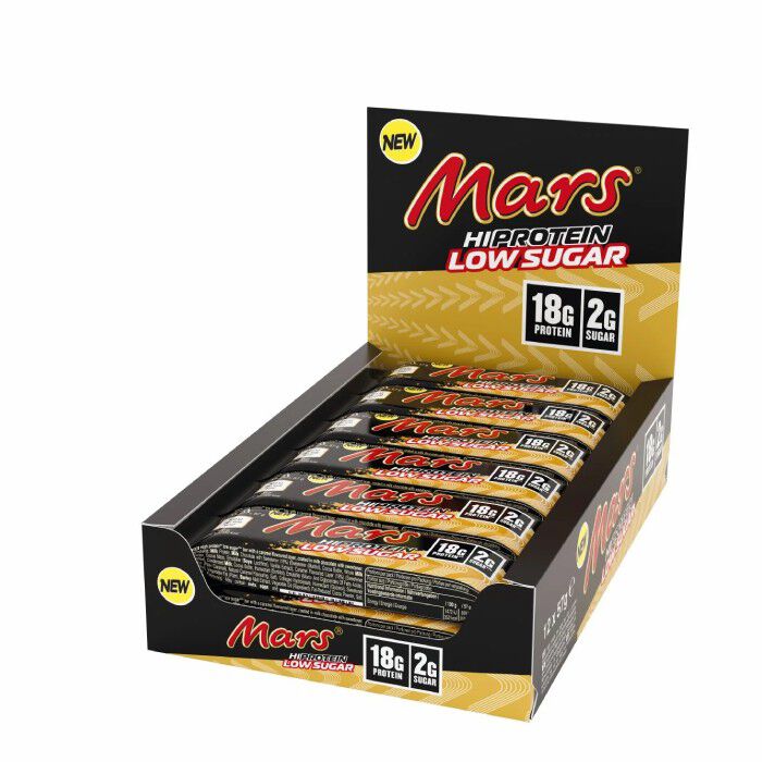 Mars Low Sugar High Protein Bar 12 x 57g Original Mars Low Sugar High Protein Bar 12 x 57g Original