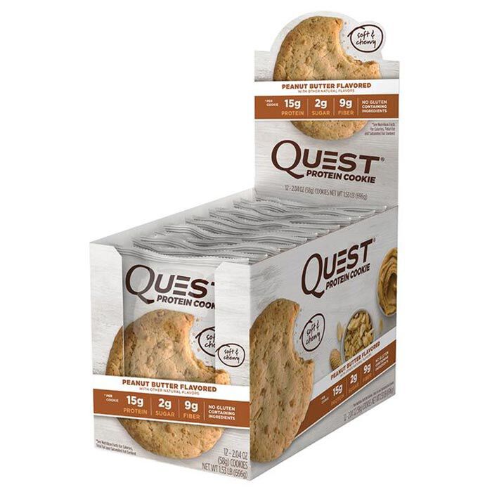 Quest Protein Cookie 12 Cookies Peanut Butter