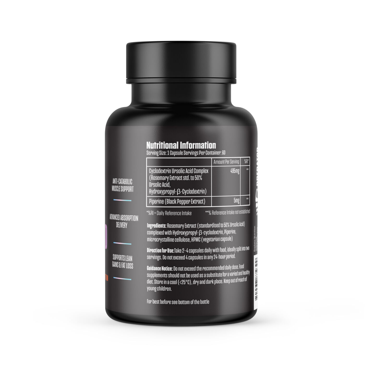 Predator Ursolic Acid 90 Capsules