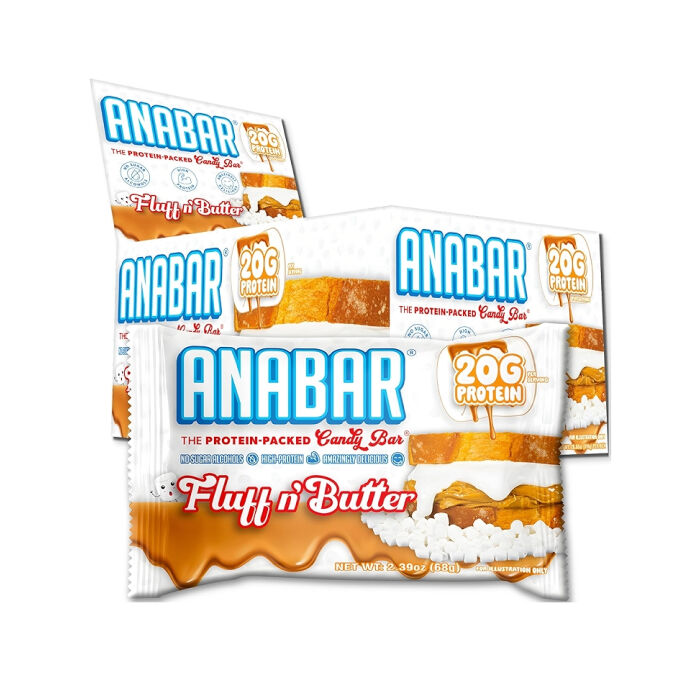 Anabar 12 X 65g Fluff n' Butter Anabar 12 X 65g Fluff n' Butter