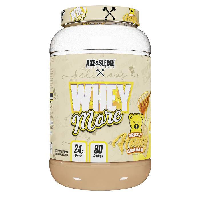 Whey More 30 Servings Grizzly Honey Graham