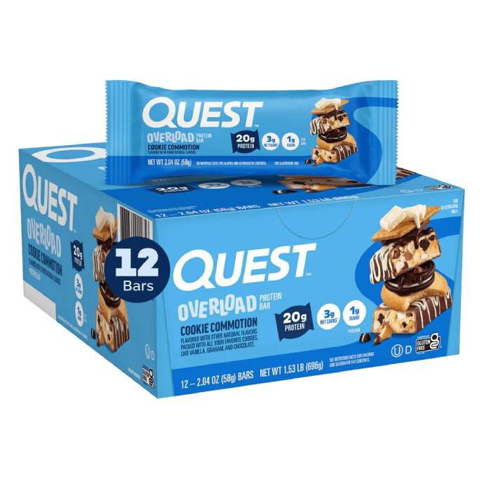 Overload Bar 12 Bars Cookie Commotion Overload Bar 12 Bars Cookie Commotion