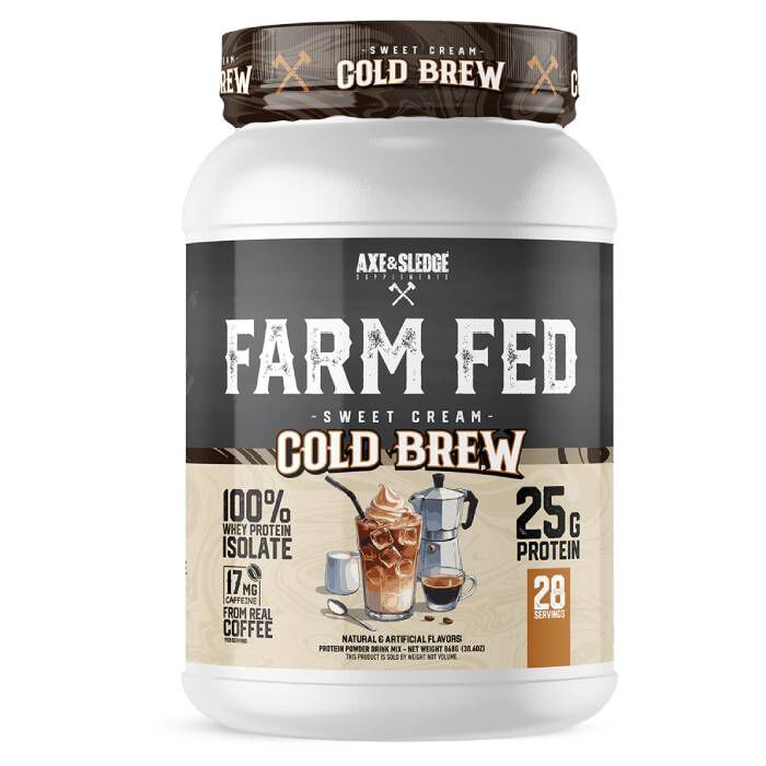 Farm Fed Protein 840g Sweet Cream Cold Brew Farm Fed Protein 840g Sweet Cream Cold Brew