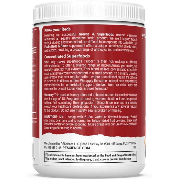 Exotic Reds and Blues 30 Servings